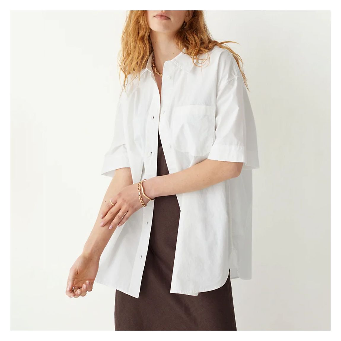 White Sawyer Cotton Shirt main product photo