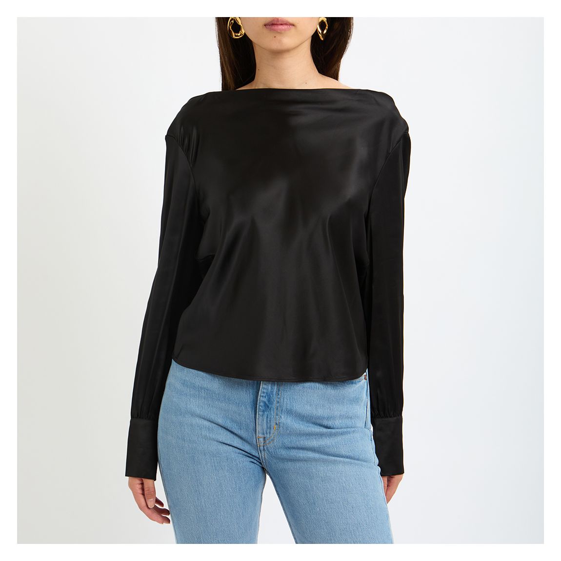 Black Mimosa Blouse main product photo