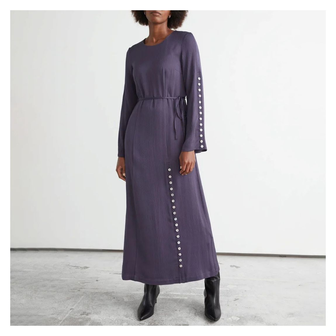 Purple Harper Midi Dress main product photo