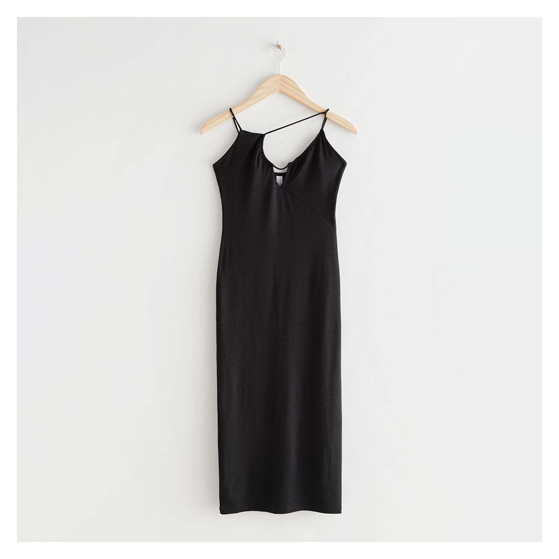 Black Edana Midi Dress main product photo