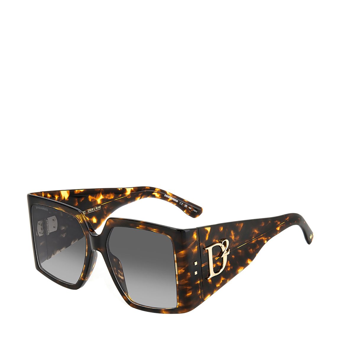 Dsquared2 Brown Havana Sunglasses 56mm main product photo