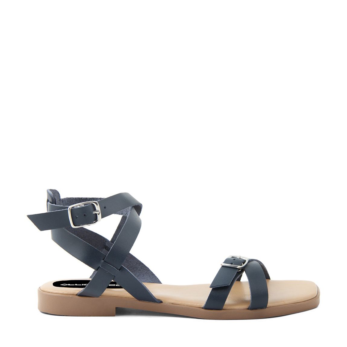 Blue Strappy Flat Sandals main product photo