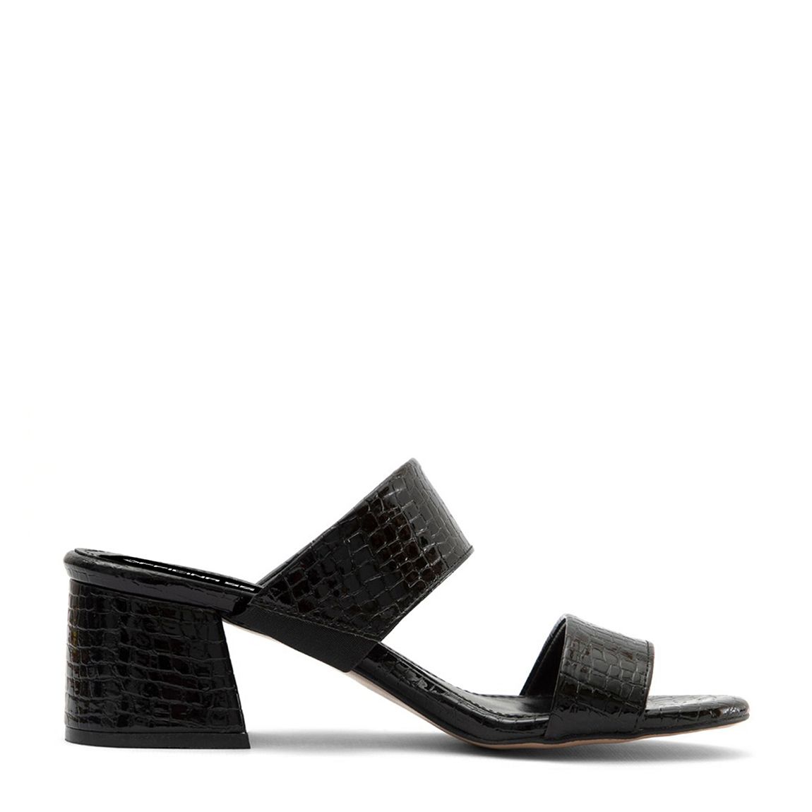 Black Detailed Heeled Mules main product photo