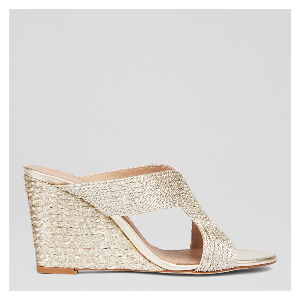 Gold Sonia Wedge Sandal main product photo