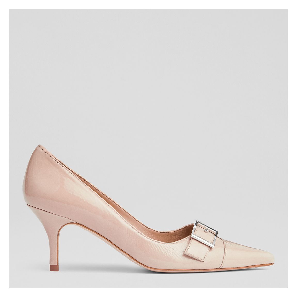 Beige Leather Billie Court Heel main product photo
