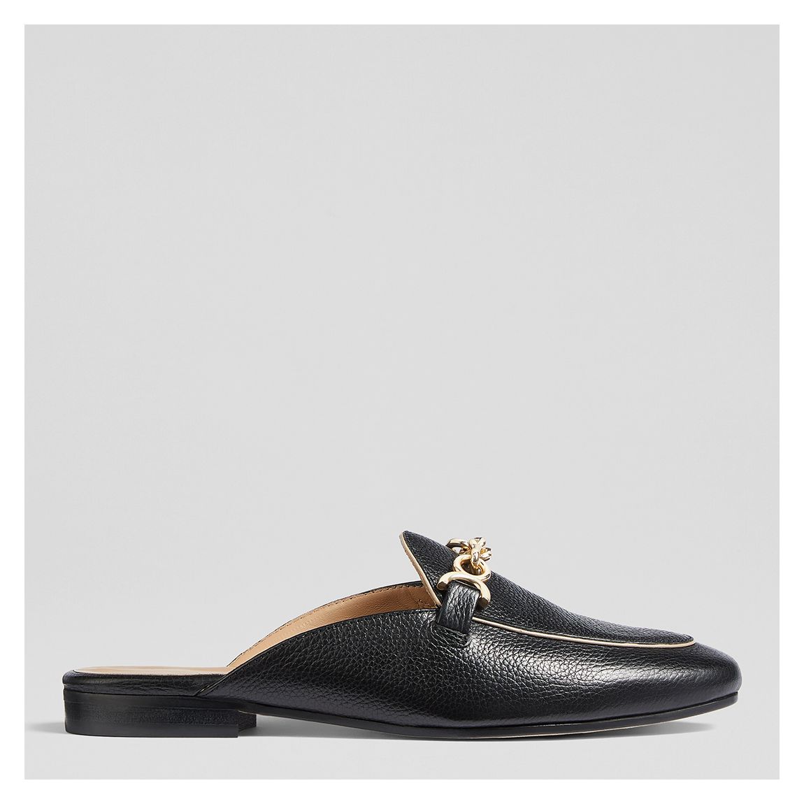 Black Leather Eve Loafer main product photo