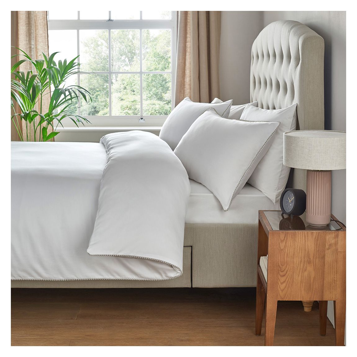 Soho Superking Duvet Cover Set, Latte main product photo