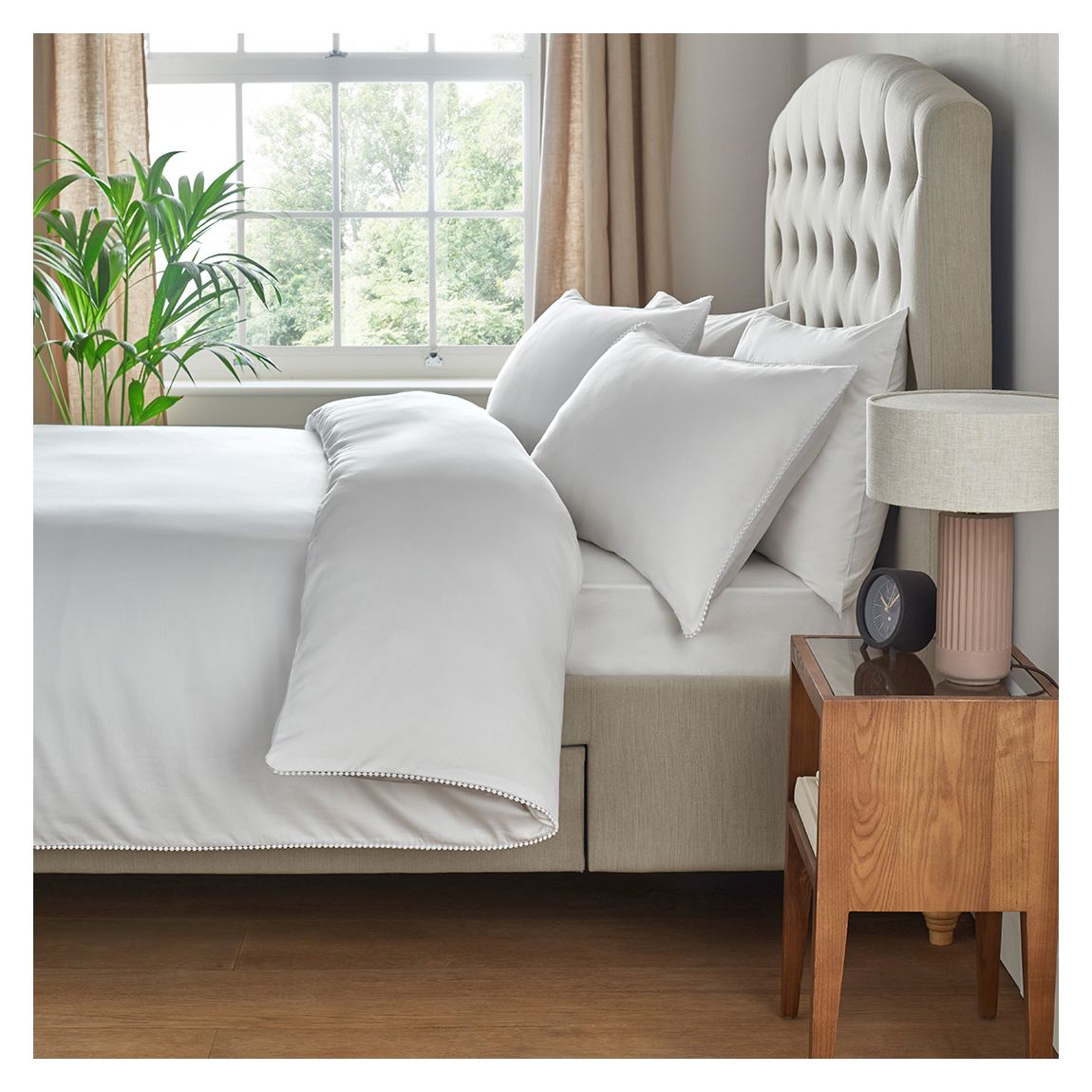 Soho Double Duvet Cover Set, White main product photo