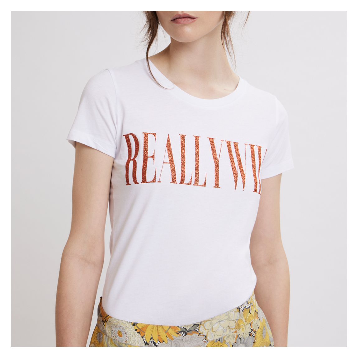 White Organic Cotton T-Shirt main product photo