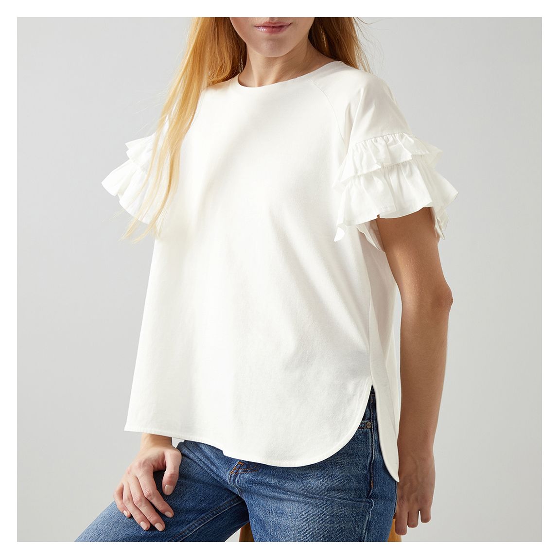 Allie Frill Sleeve Top main product photo