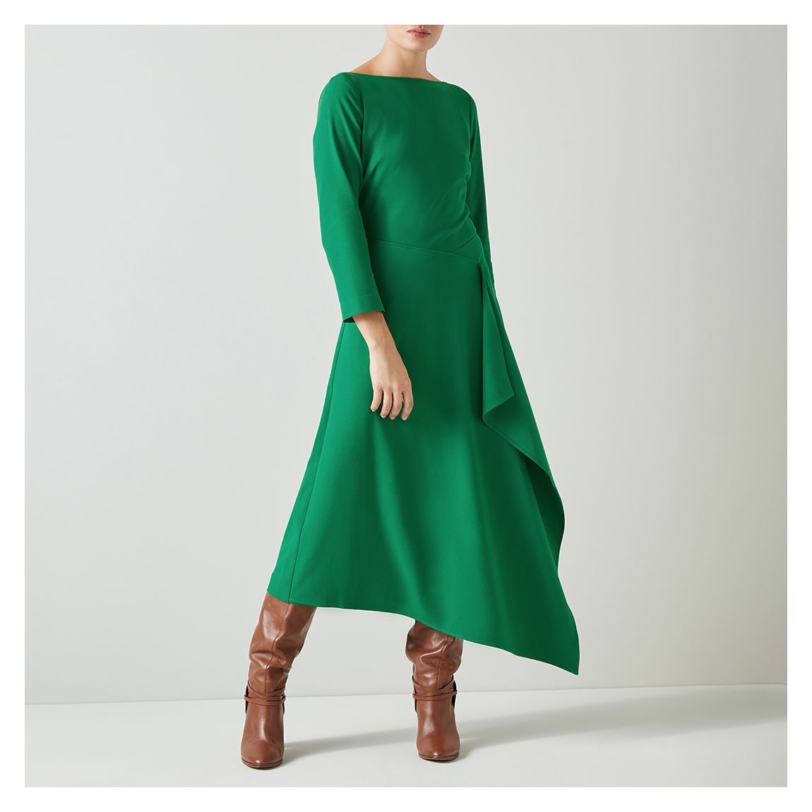 Green Lena Midi Dress main product photo