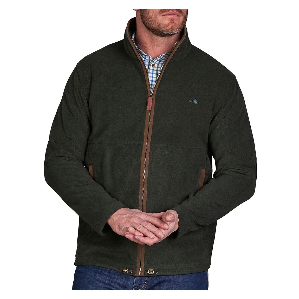 Khaki Fleece Jacket main product photo