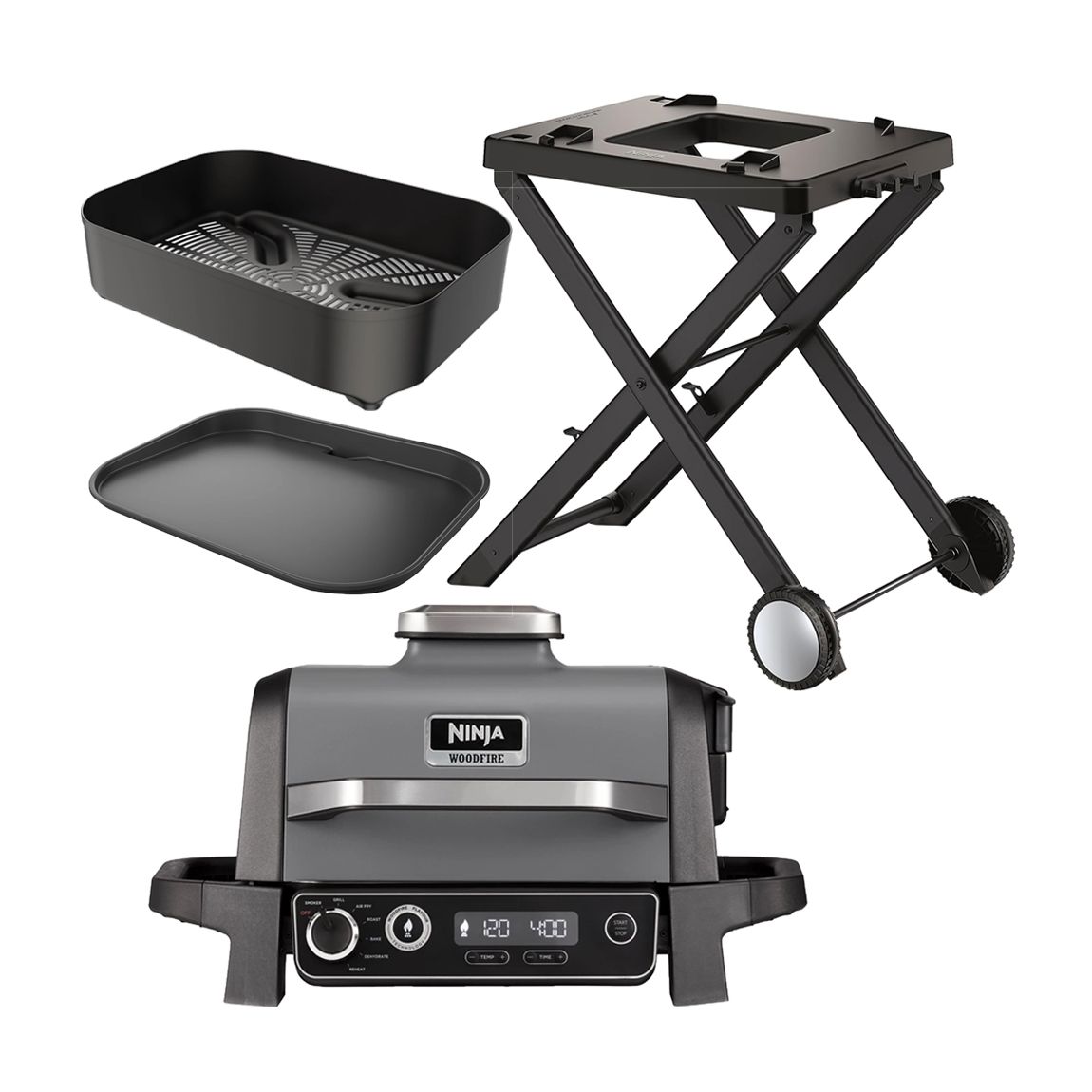 Ninja Woodfire Electric BBQ Grill Combo Bundle main product photo