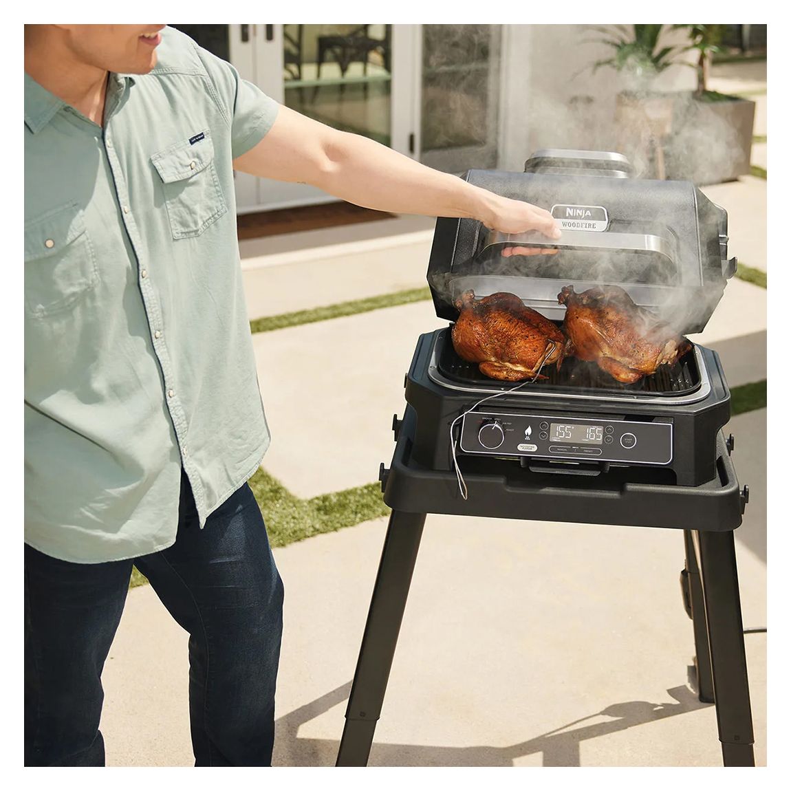 SAVE £70 Ninja Woodfire Electric BBQ Grill main product photo