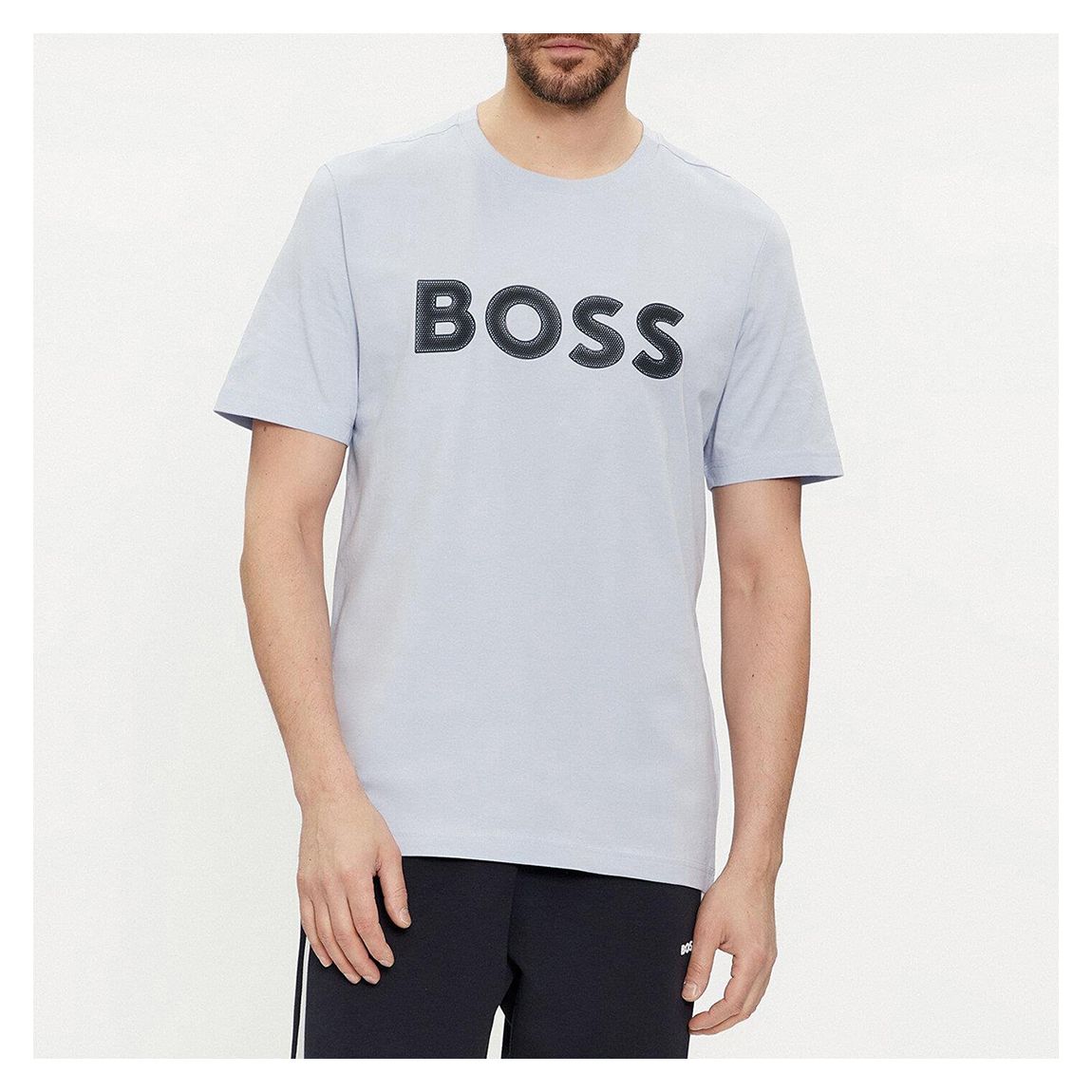 Light Blue Regular Fit Cotton T-Shirt main product photo