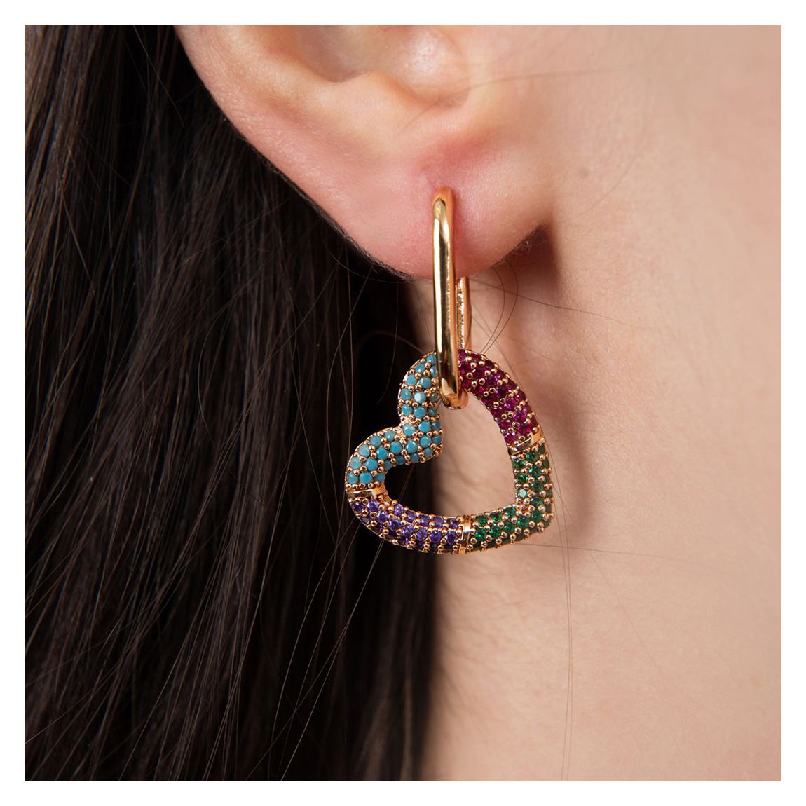 Rose Gold Earrings main product photo