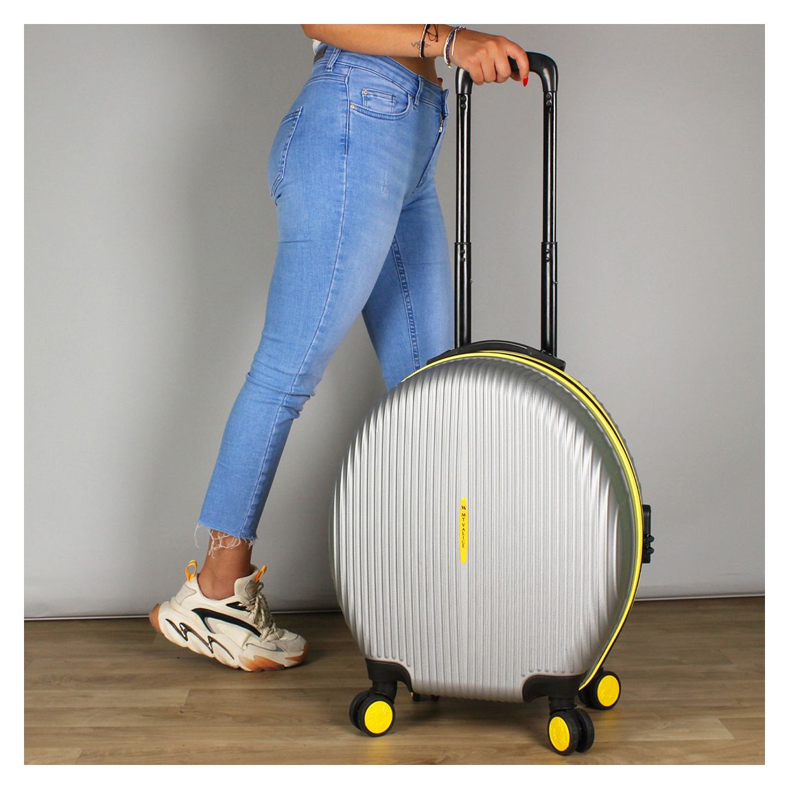 Grey MyValice Suitcase main product photo