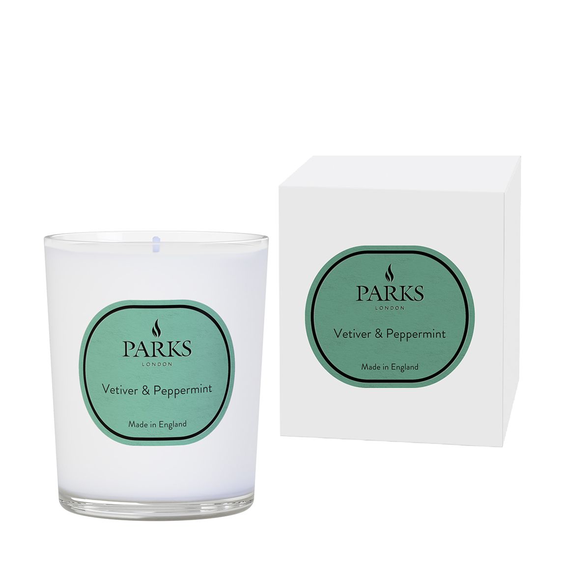 Vintage Aromatherapy Vetiver & Peppermint 1 Wick Candle 180g main product photo
