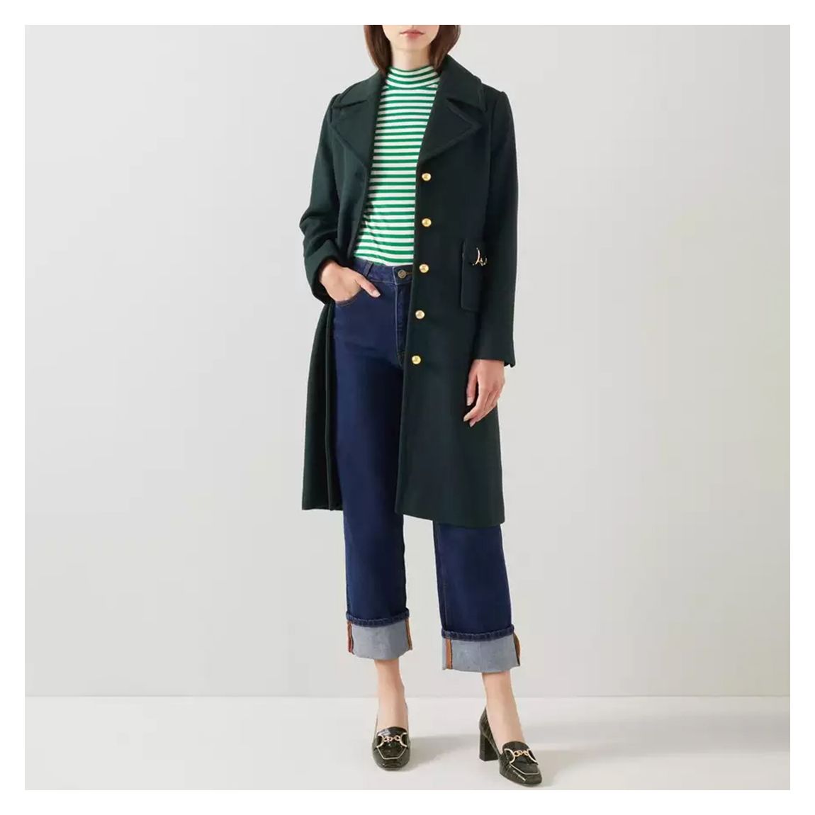 Deep Green Spencer Coat main product photo