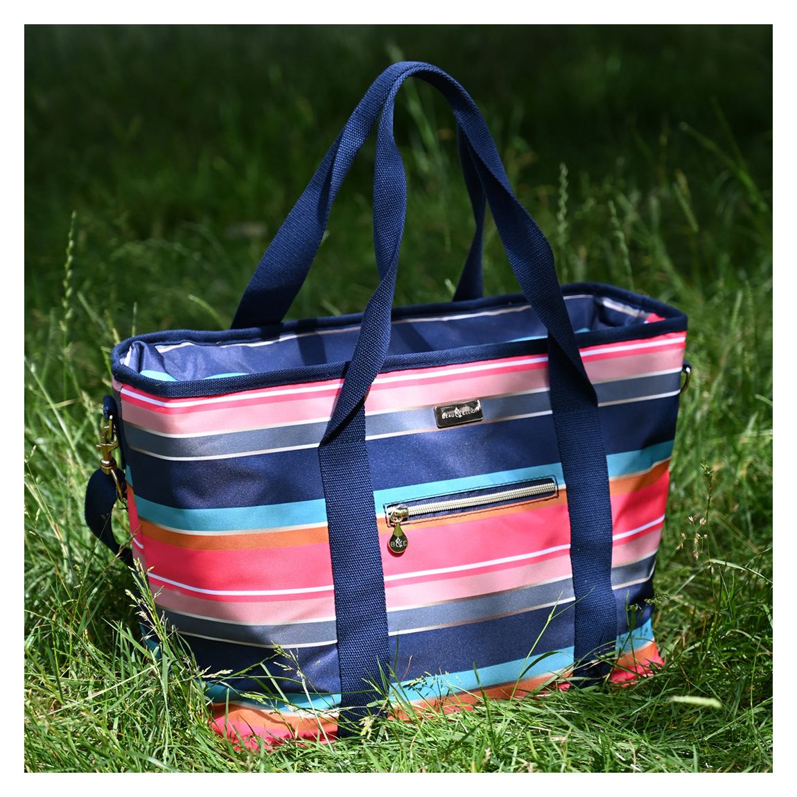 Confetti Stripe Insulated Shoulder Tote 30L main product photo