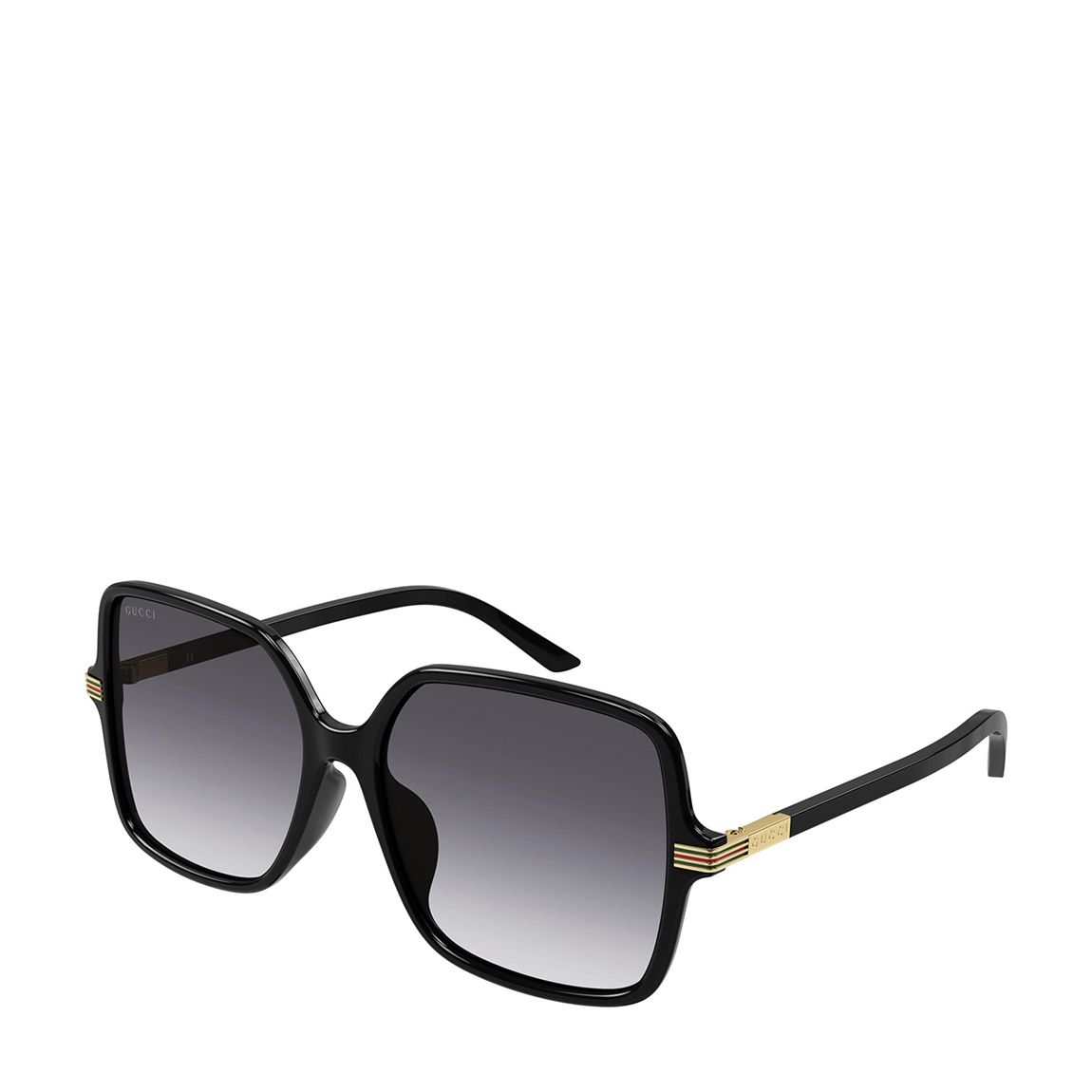 Women's Black/Grey Gucci Sunglasses 59mm main product photo