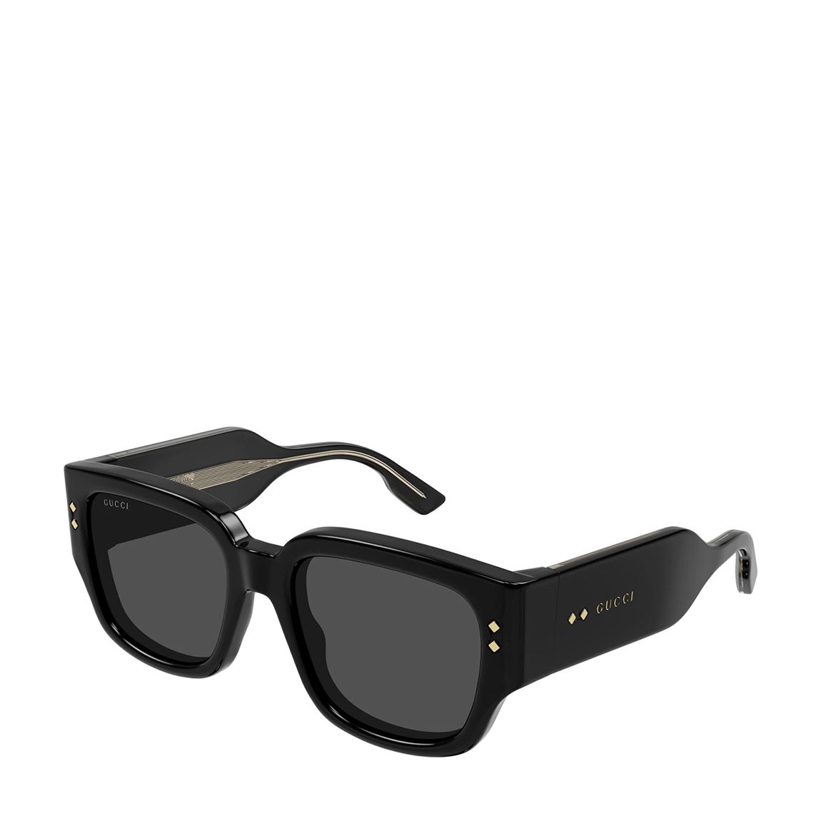 Men's Black/Grey Gucci Sunglasses 54mm main product photo