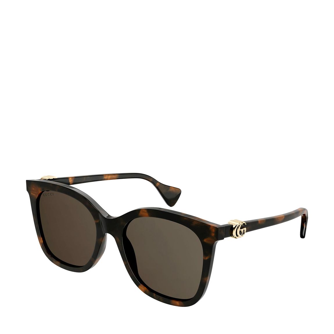 Women's Brown Gucci Sunglasses 55mm main product photo