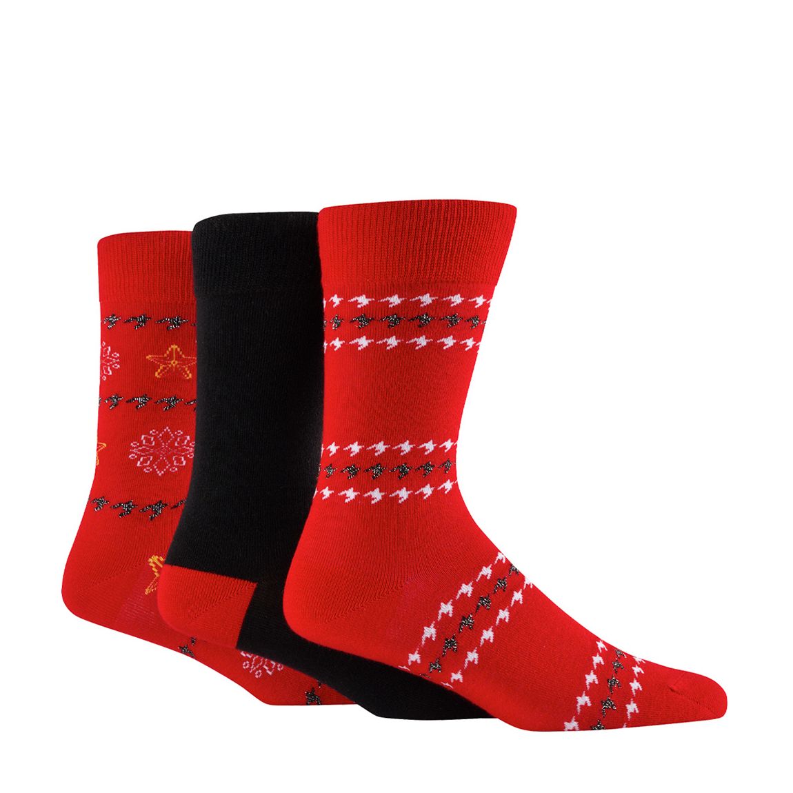 Multi 3 Pack Hanging Gift Crew Socks main product photo