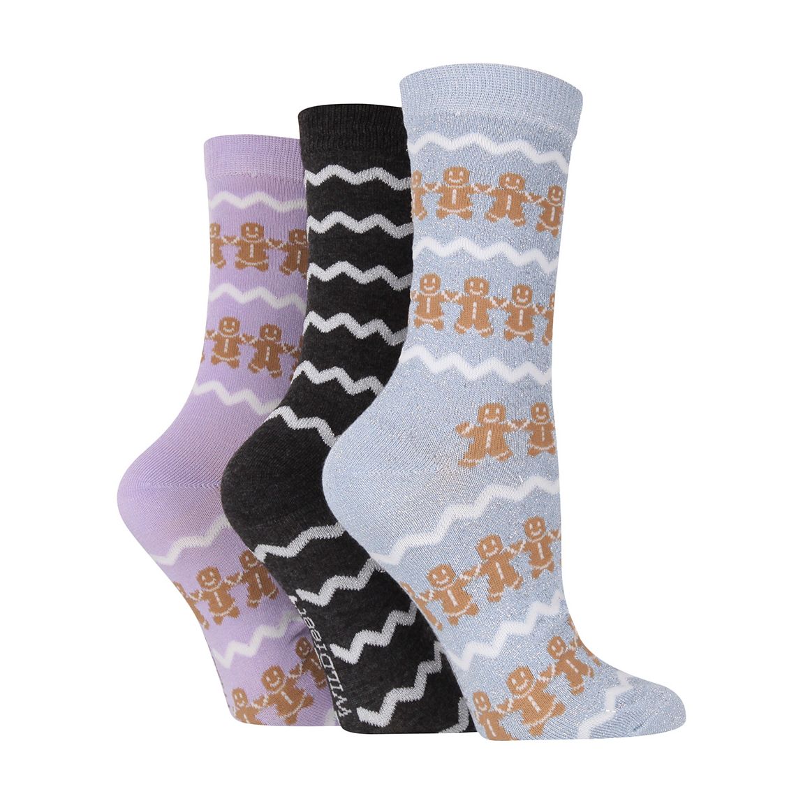 Multi 3 Pack Ladies Bamboo Socks main product photo