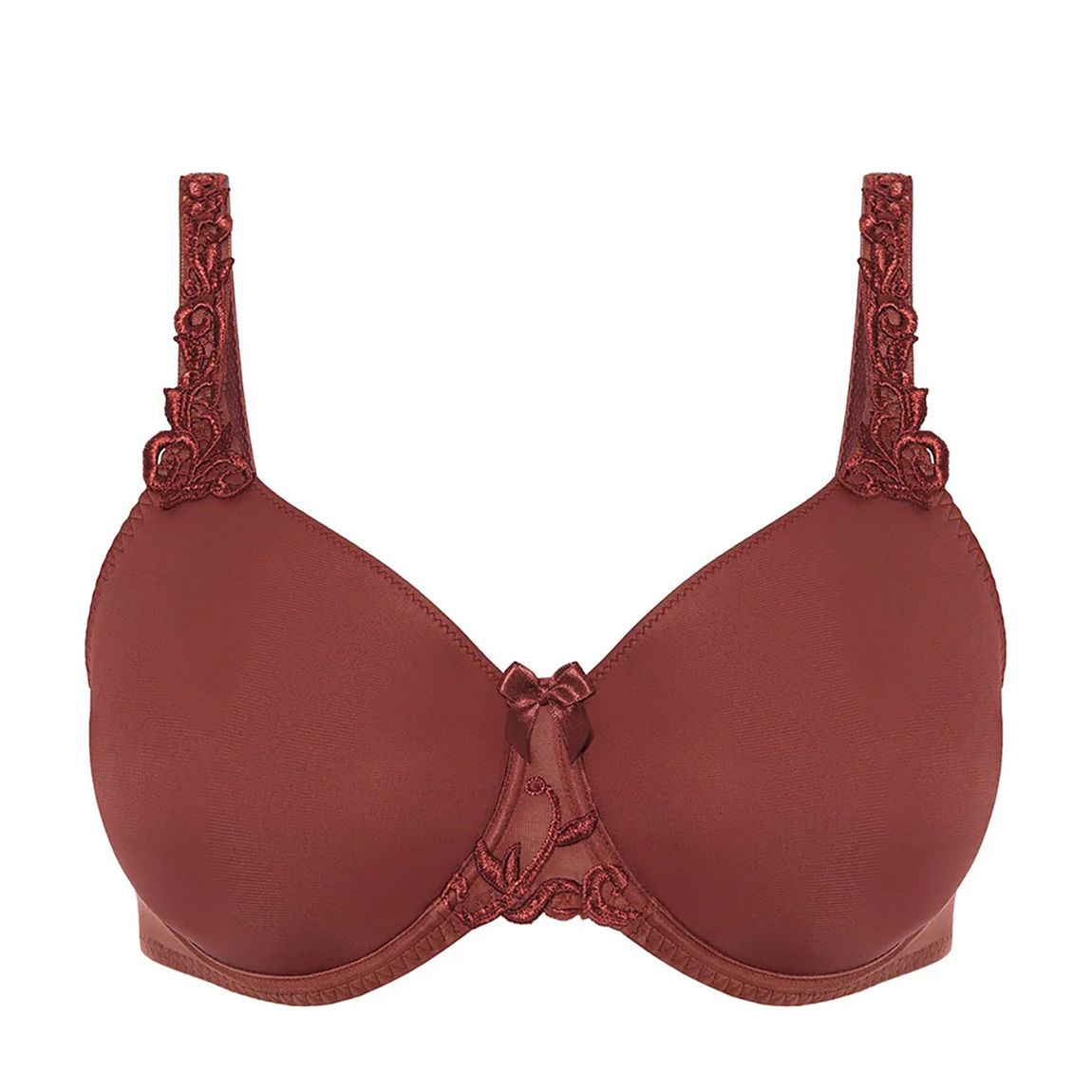Brown Rigid Seamless Bra main product photo