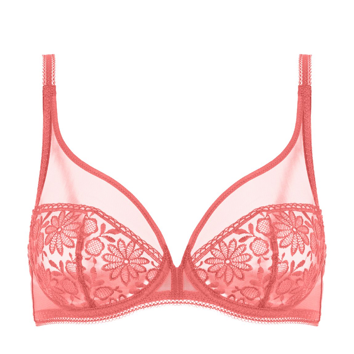 Pink Plunge Full Cup Bra main product photo