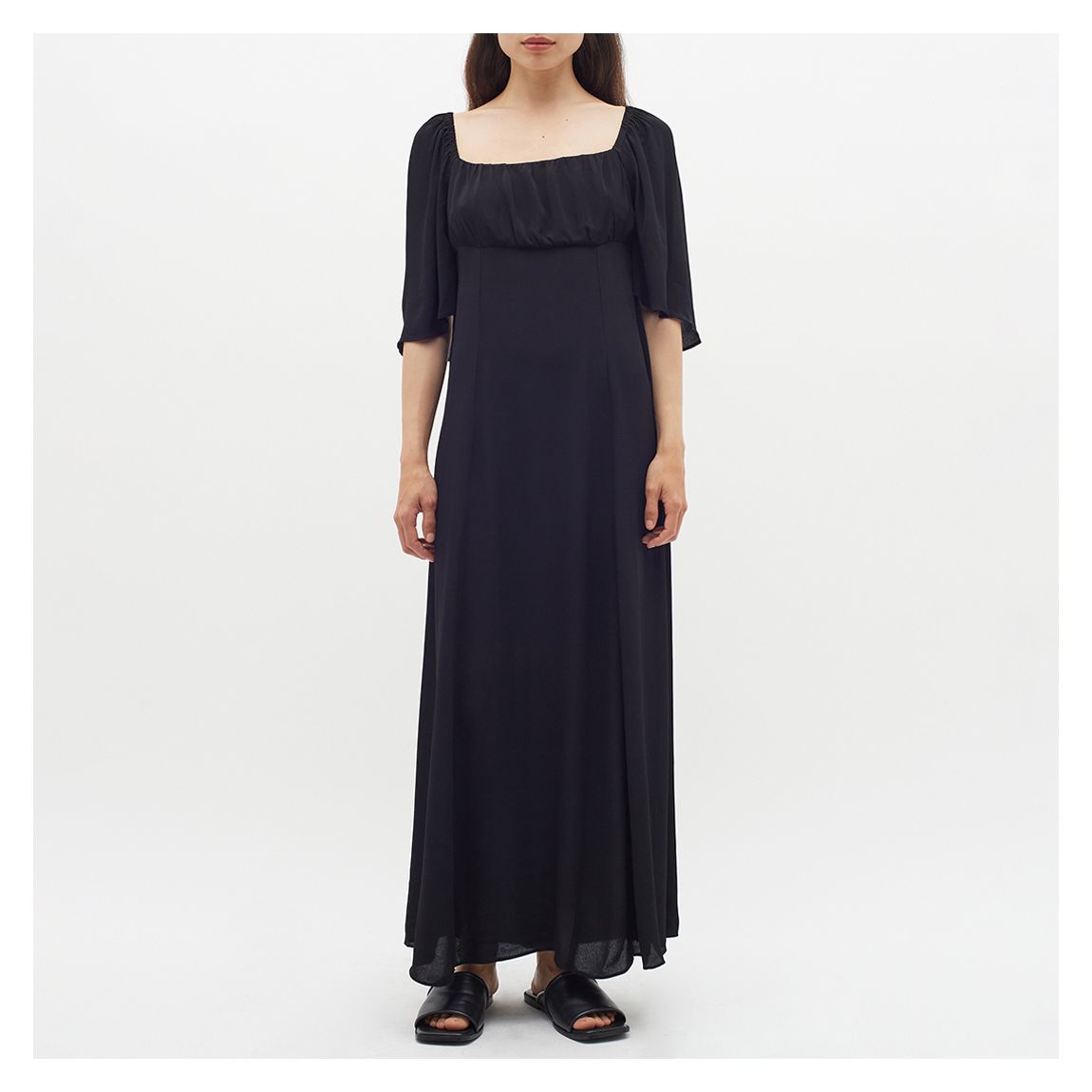 Black Jillian Midi Dress main product photo