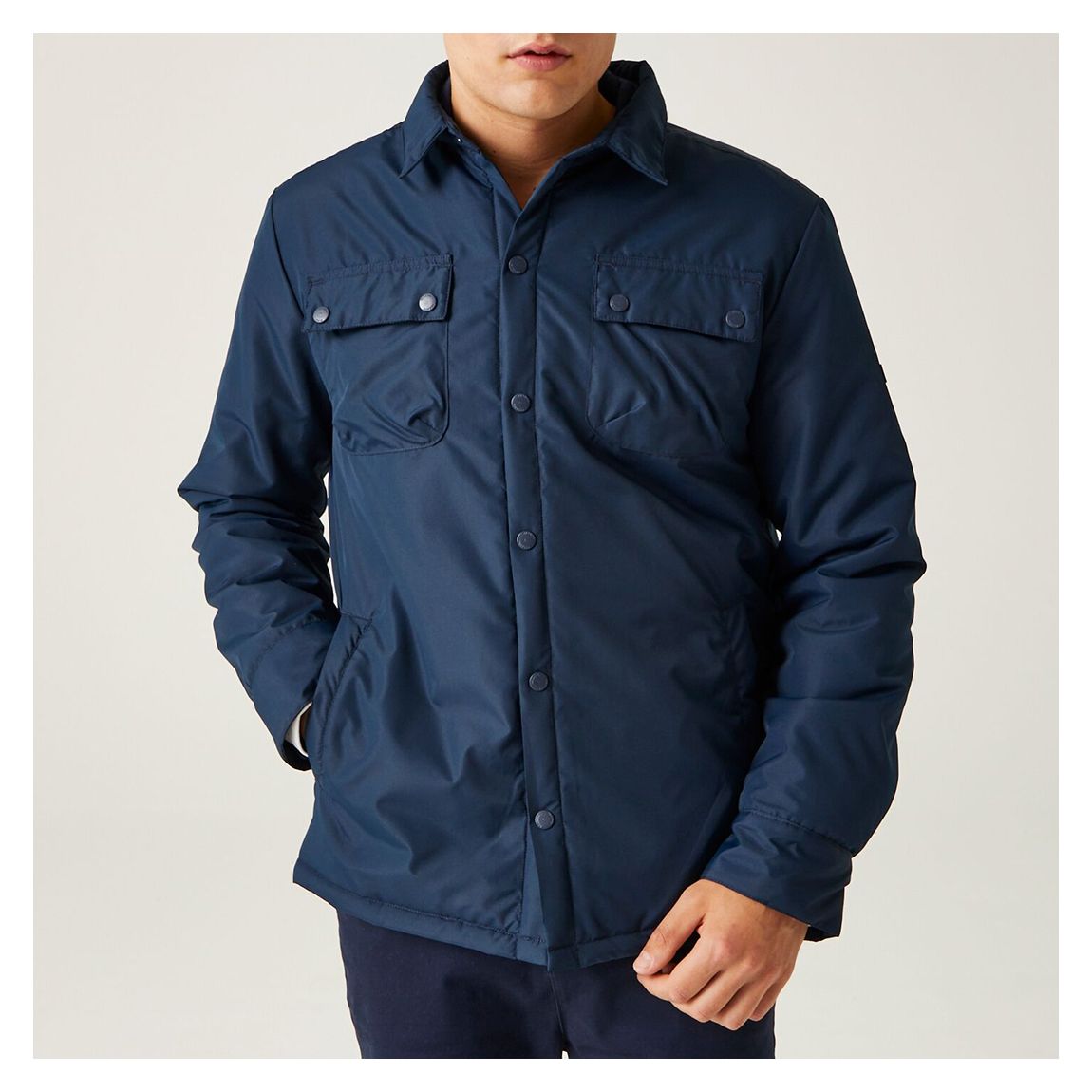 Navy Vinca Shacket main product photo