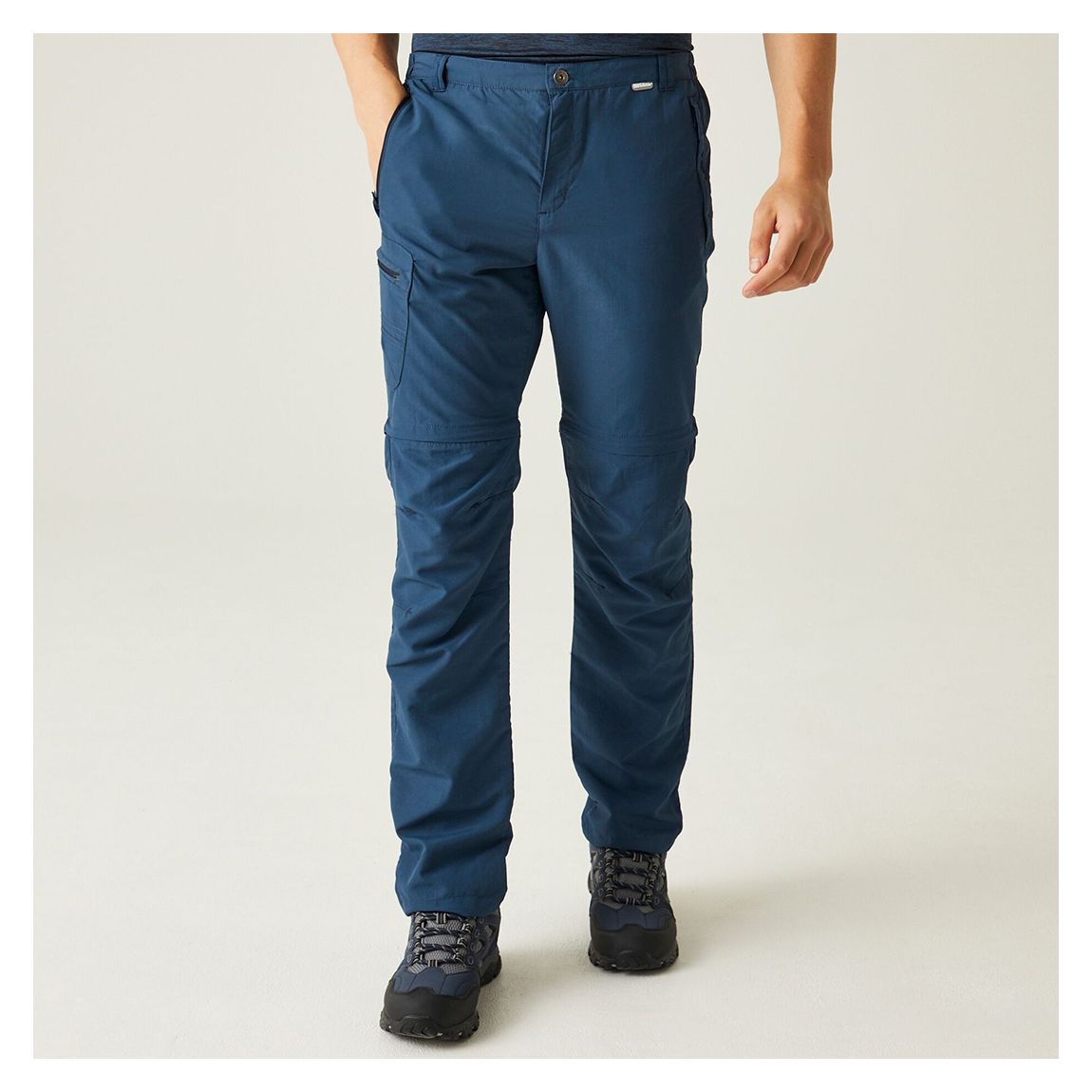 Navy Leesville Zip Off Trousers main product photo