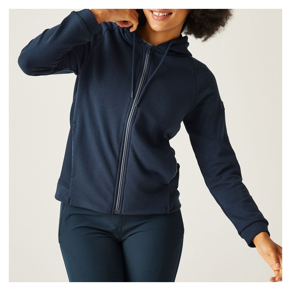 Navy Flamino Full Zip Fleece main product photo
