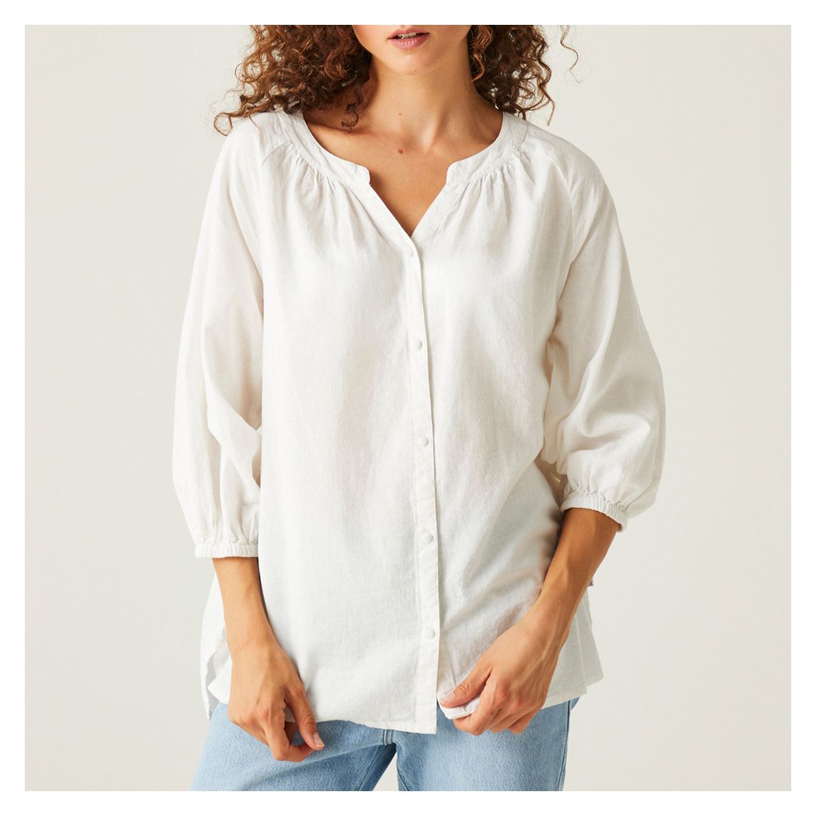White Natuna Lightweight Shirt main product photo