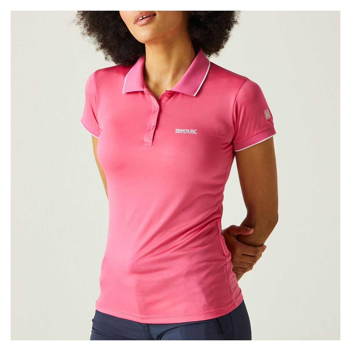 Pink Remex Active Polo Shirt main product photo