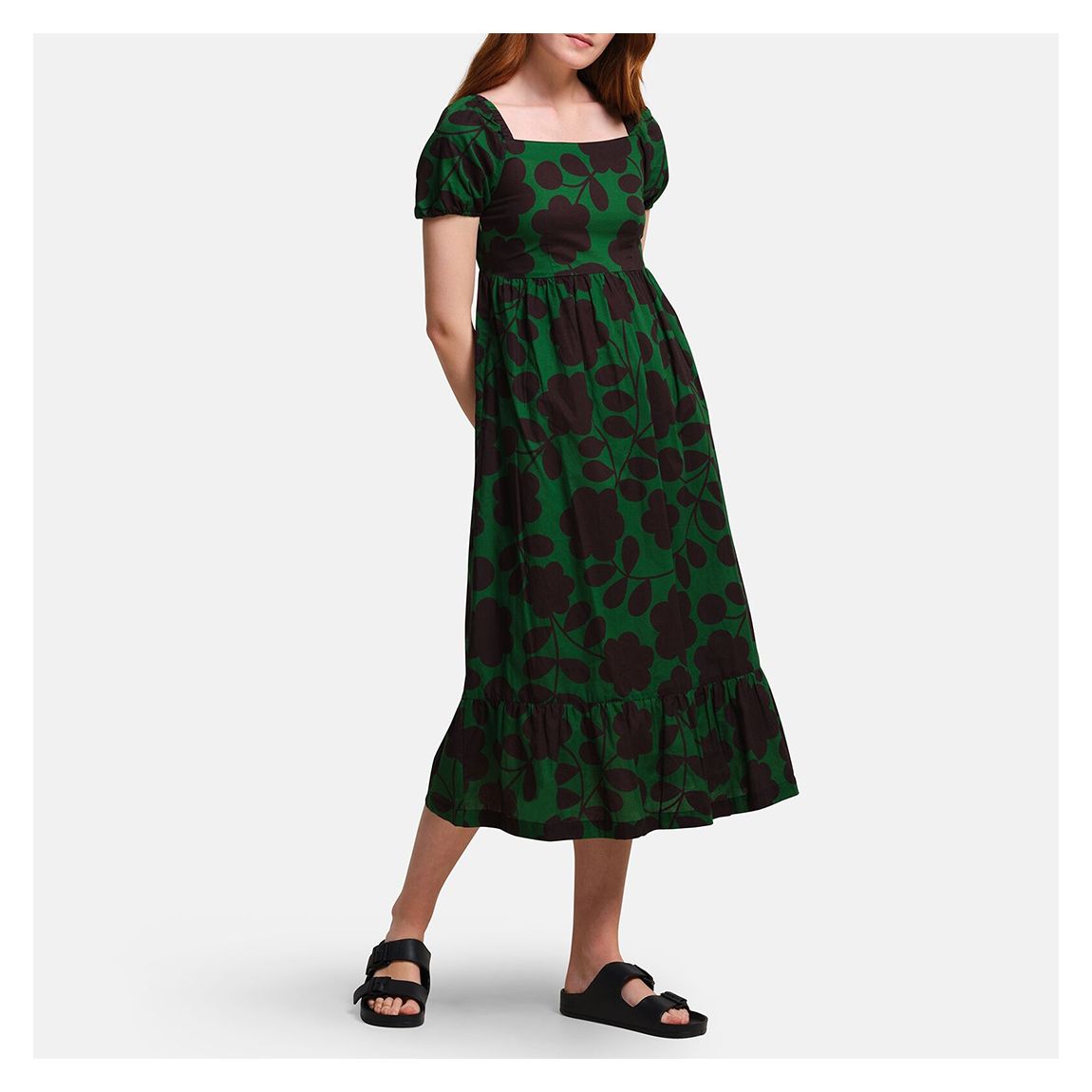 Green Orla Kiely Cotton Dress main product photo