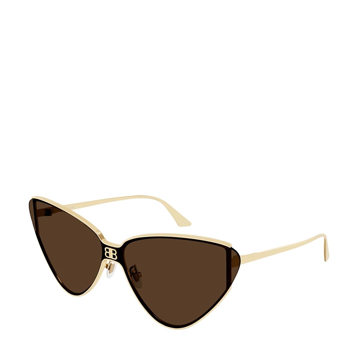 Womens Gold Balenciaga Sunglasses 99mm main product photo