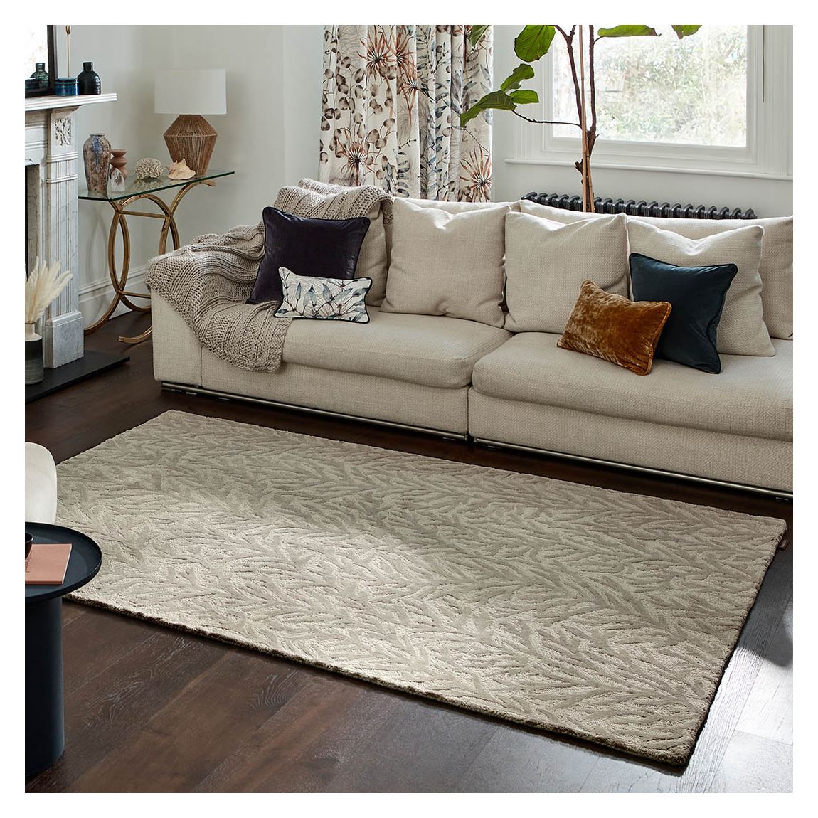 Atoll 170x240cm Rug, Hempseed/Shell main product photo