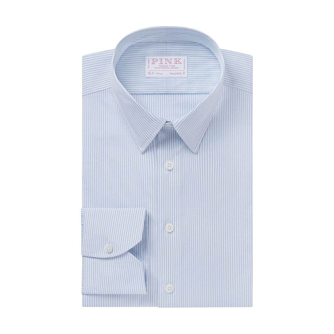 Blue Bengal Stripe Tailored Fit Stretch Shirt main product photo