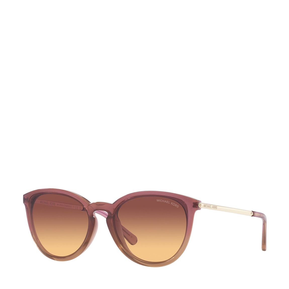Dusty Rose Light Brown Chamonix Sunglasses 56mm main product photo