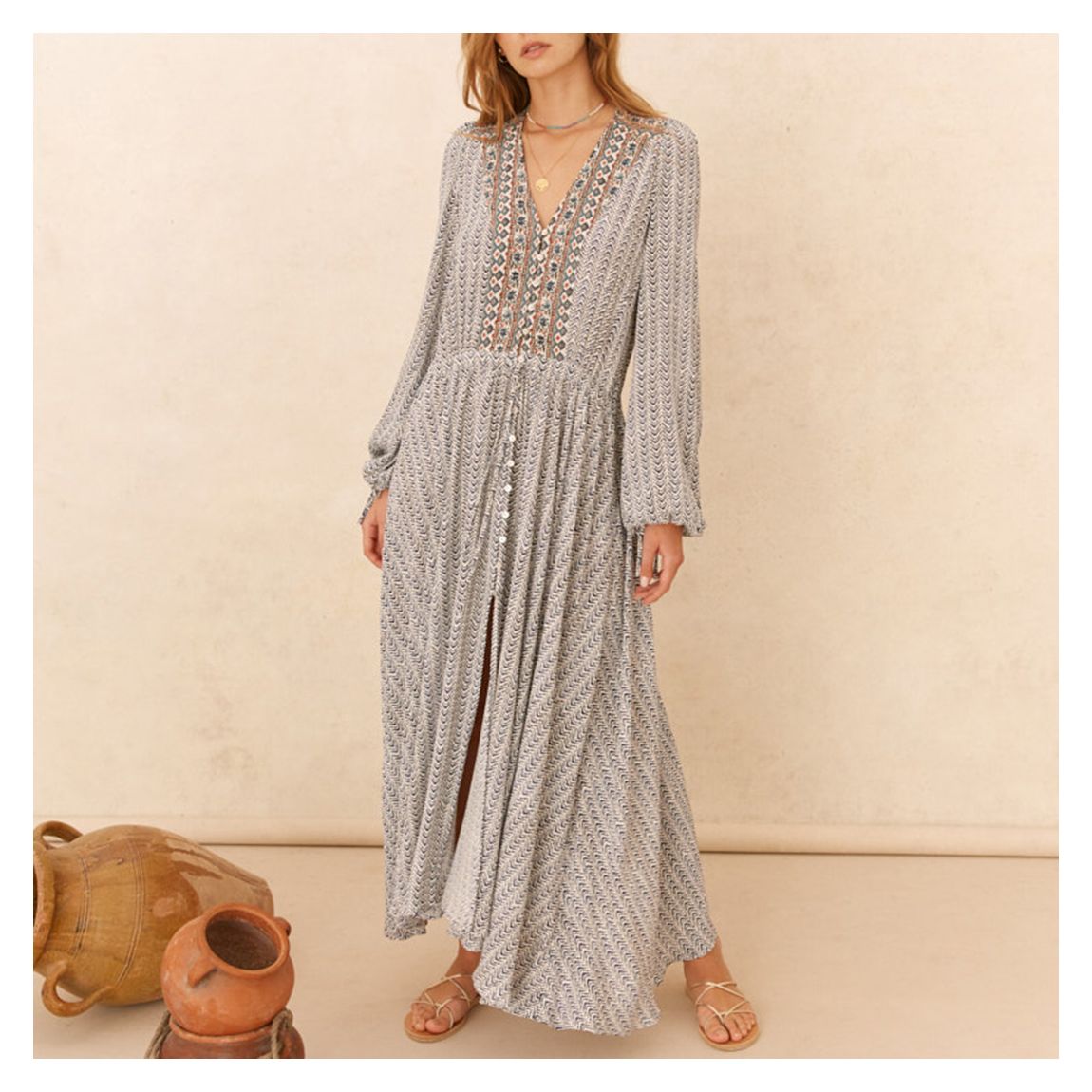 Multi Leda Maxi Dress main product photo