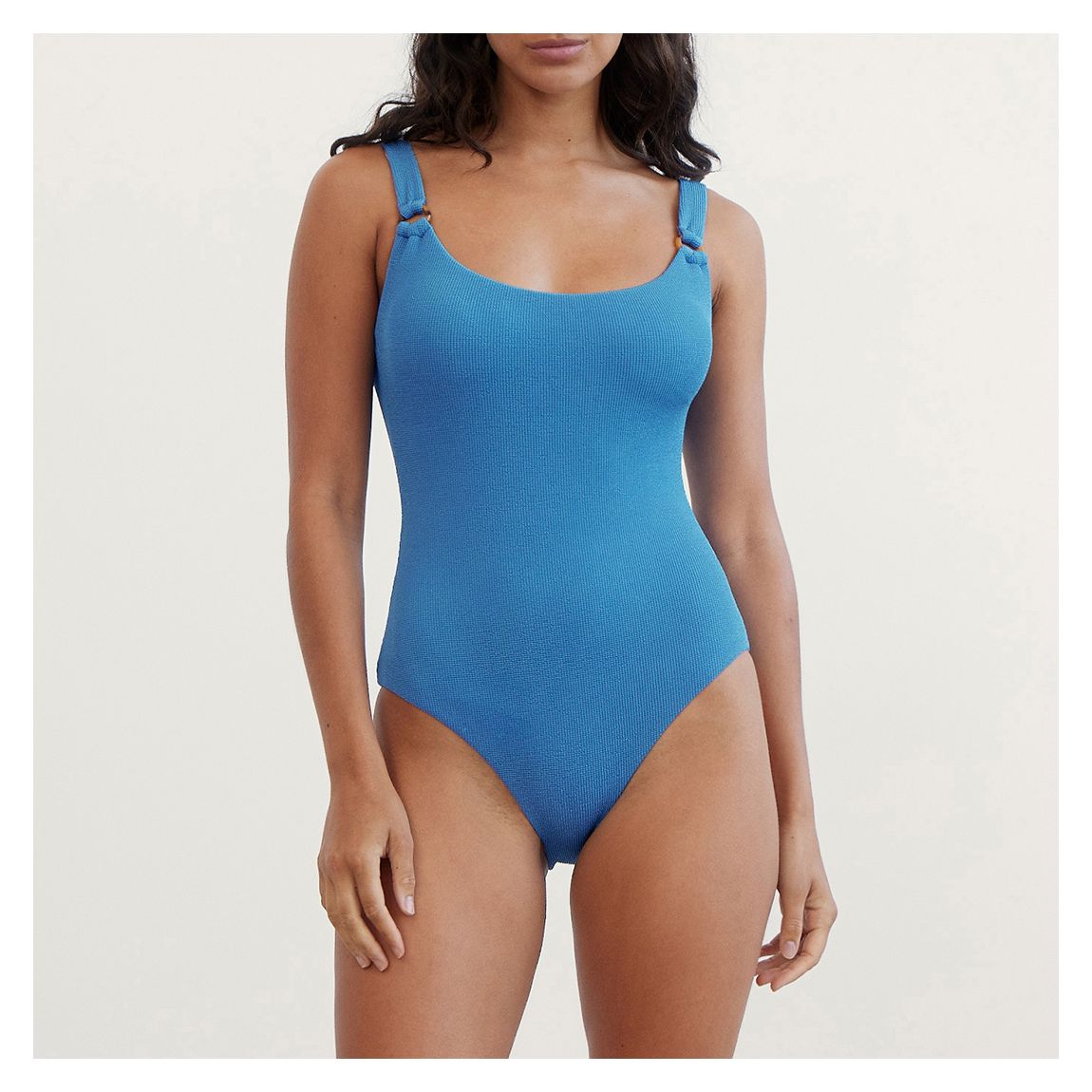 Blue Theo Scoop Bikini Top main product photo
