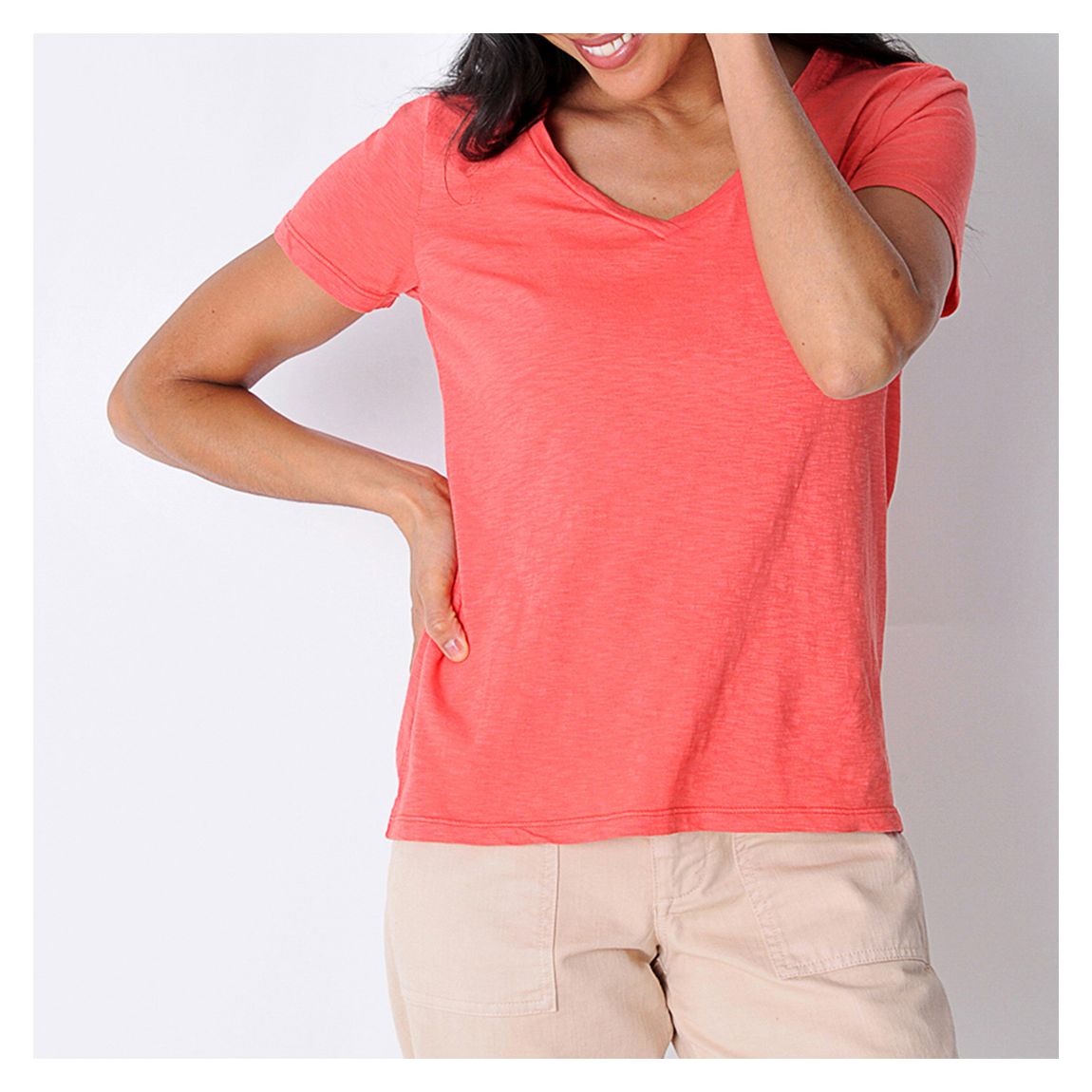 Pink Brocton Cotton T-Shirt main product photo