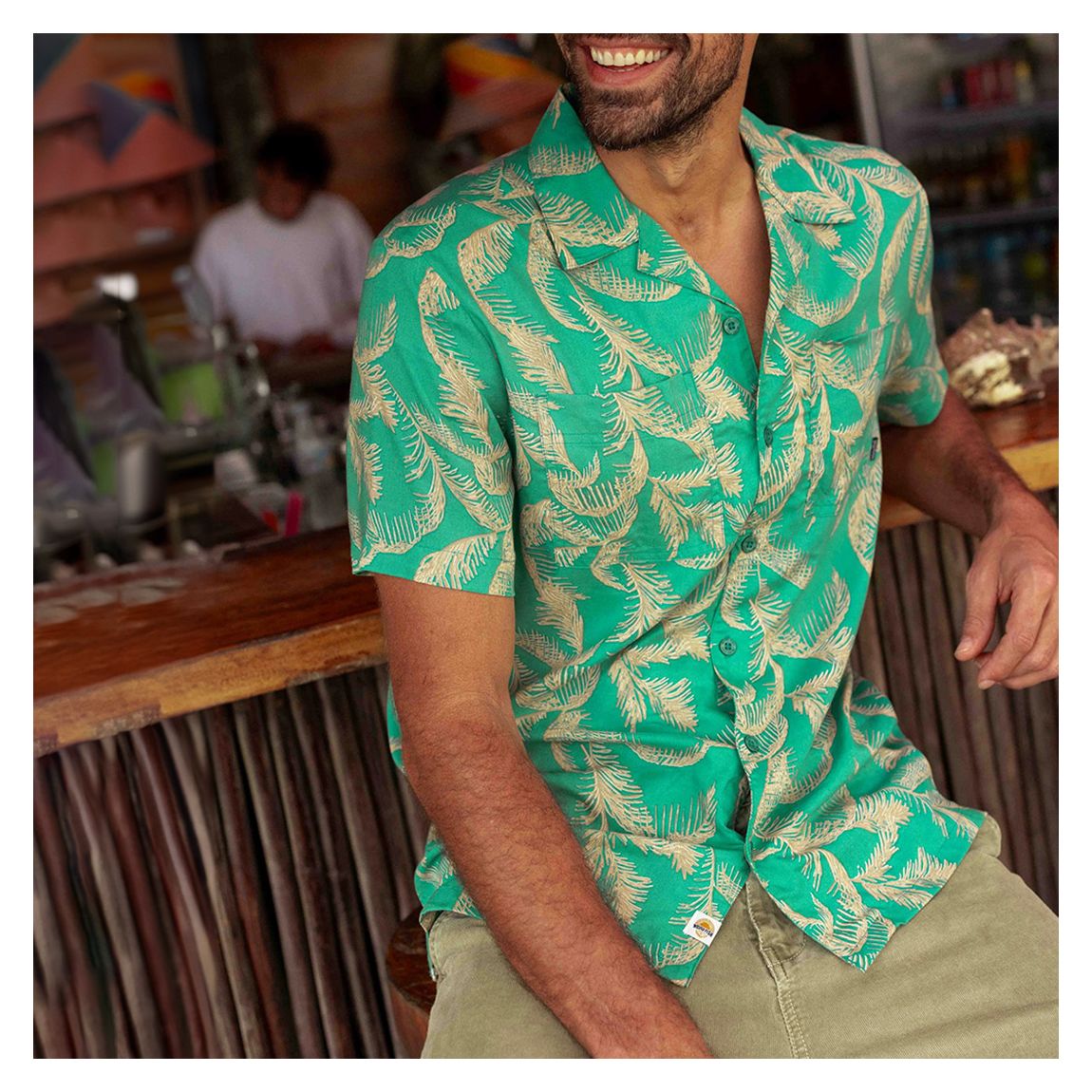 Green Holborn Short Sleeve Shirt main product photo