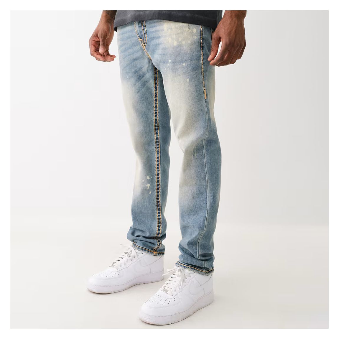 Light Wash Rocco Super T Stretch Jeans main product photo