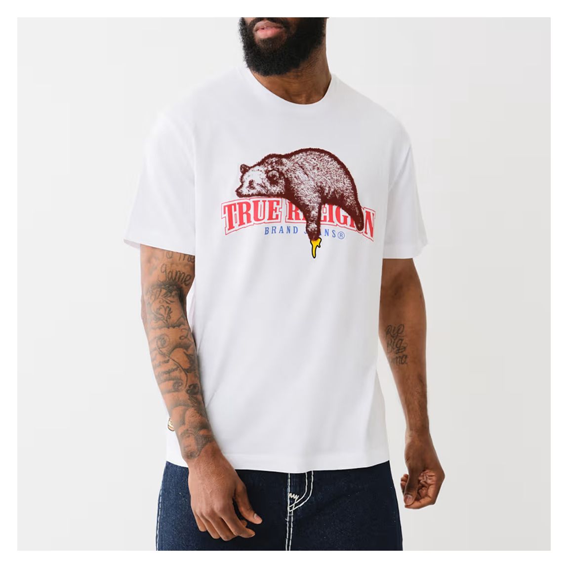White Relaxed Cotton T-Shirt main product photo