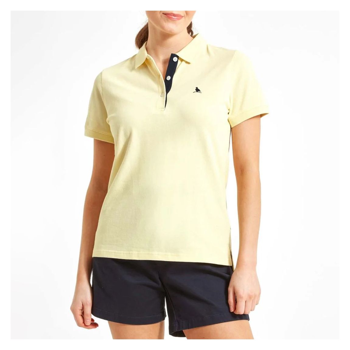 Yellow St Ives Cotton Polo main product photo