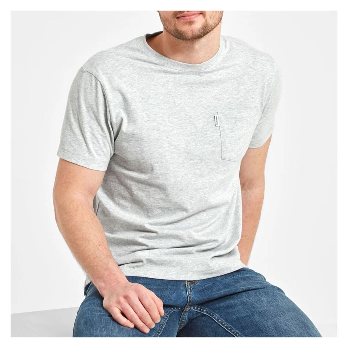 Grey Towan Cotton T-Shirt main product photo